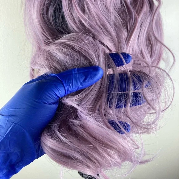 Purple Black Hair Wig